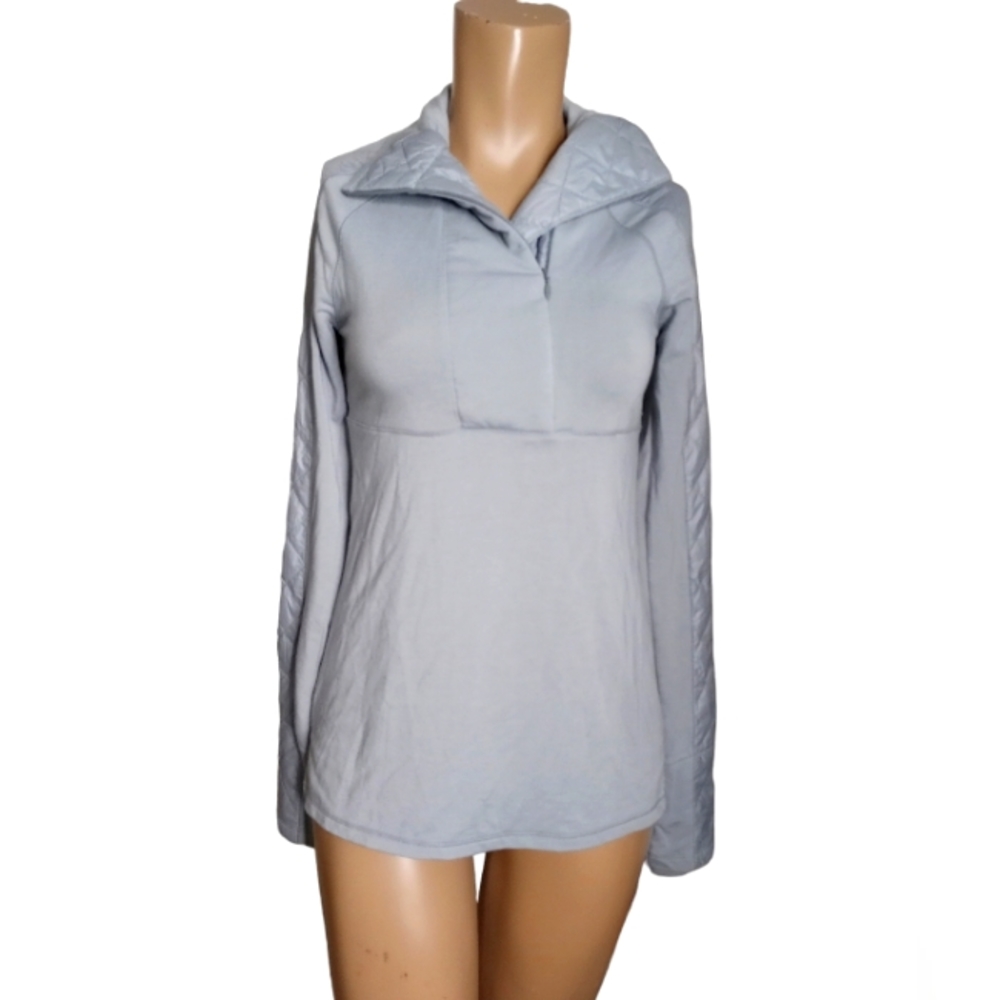 Athleta Vortex PrimaLoft Insulated Puffer Quilted Fleece Pullover Size XS